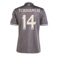 Pánský Fotbalový dres Real Madrid Aurelien Tchouameni #14 2024-25 Třetí Krátký Rukáv